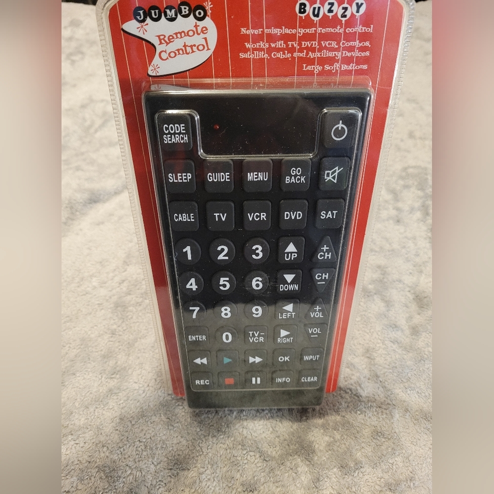 NWOT JUMBO Remote Control!